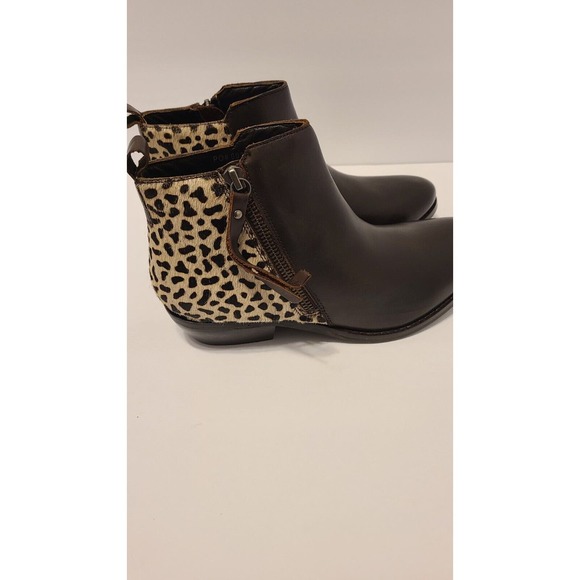 Journey Signature Collection Leather Ankle Bootie Size 6 - Picture 3 of 6